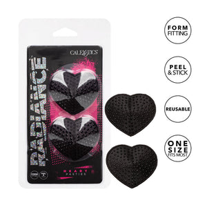 Radiance Black Heart Pasties-Katys Boutique