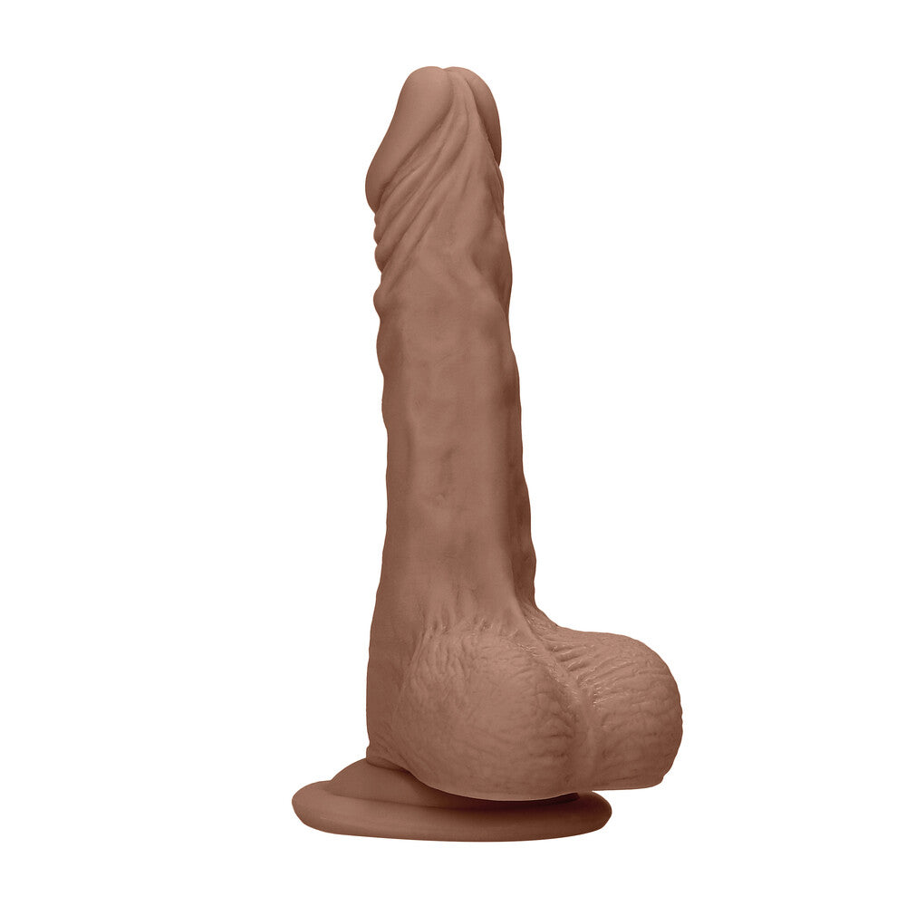 RealRock 7 Inch Dong With Testicles Flesh Tan-Katys Boutique