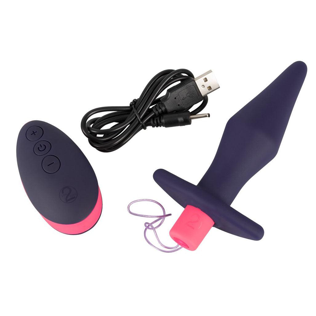 Rechargeable Remote Control Butt Plug-Katys Boutique