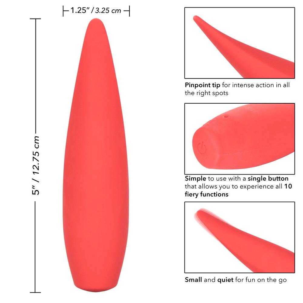 Red Hot Ember Rechargeable Vibrator-Katys Boutique