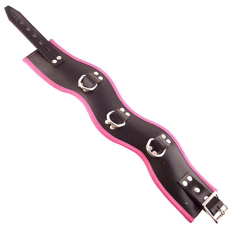 Rouge Garments Black And Pink Padded Posture Collar-Katys Boutique