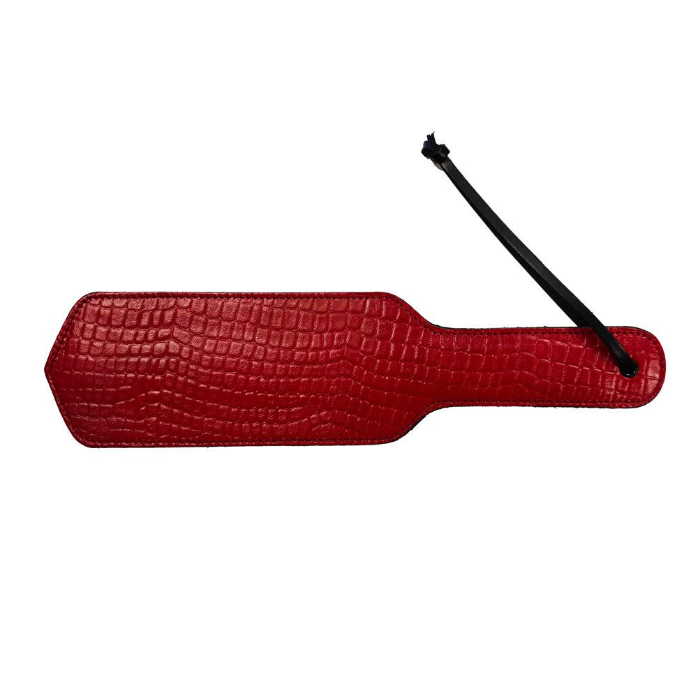 Rouge Garments Leather Croc Print Paddle-Katys Boutique
