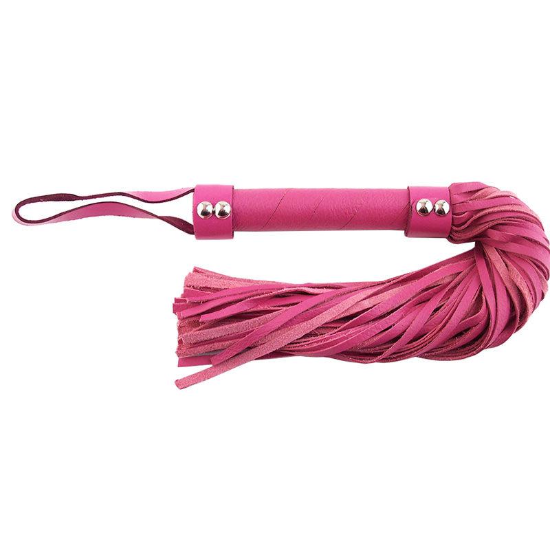 Rouge Garments Pink Leather Flogger-Katys Boutique