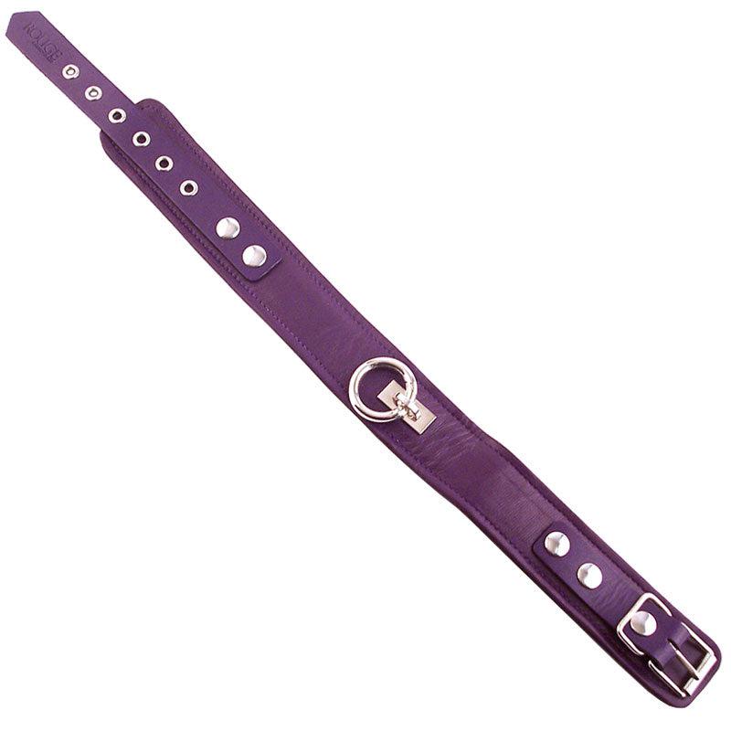 Rouge Garments Plain Purple Leather Collar-Katys Boutique