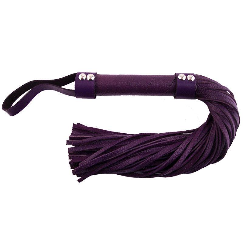 Rouge Garments Purple Leather Flogger-Katys Boutique