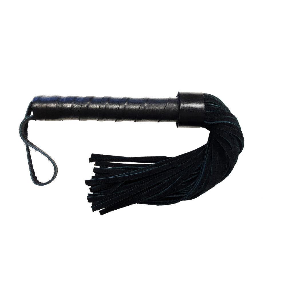 Rouge Leather Handle Suede Flogger-Katys Boutique