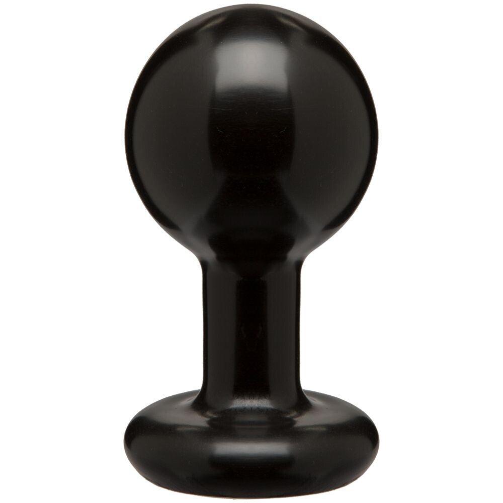 Round Large Black Butt Plug-Katys Boutique