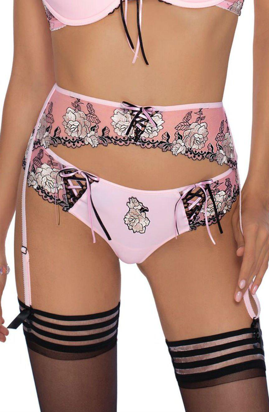 Roza Natali Pink Suspender Belt-Katys Boutique