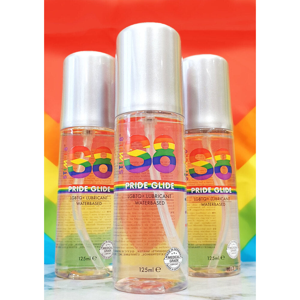 S8 Pride Glide Water Based Lubricant 125ml-Katys Boutique