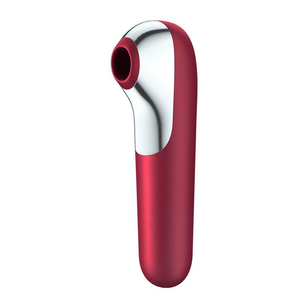 Satisfyer App Enabled Dual Love Clitoral Massager Red-Katys Boutique