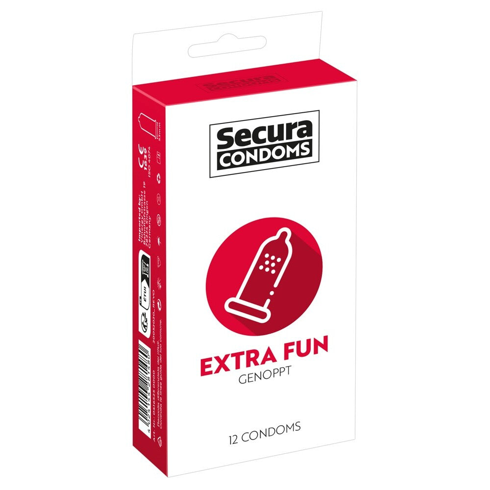 Secura Condoms 12 Pack Extra Fun-Katys Boutique