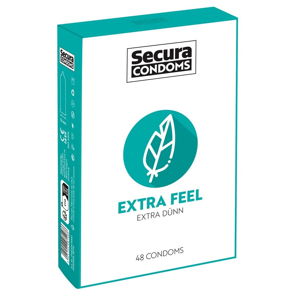 Secura Condoms 48 Pack Extra Feel-Katys Boutique