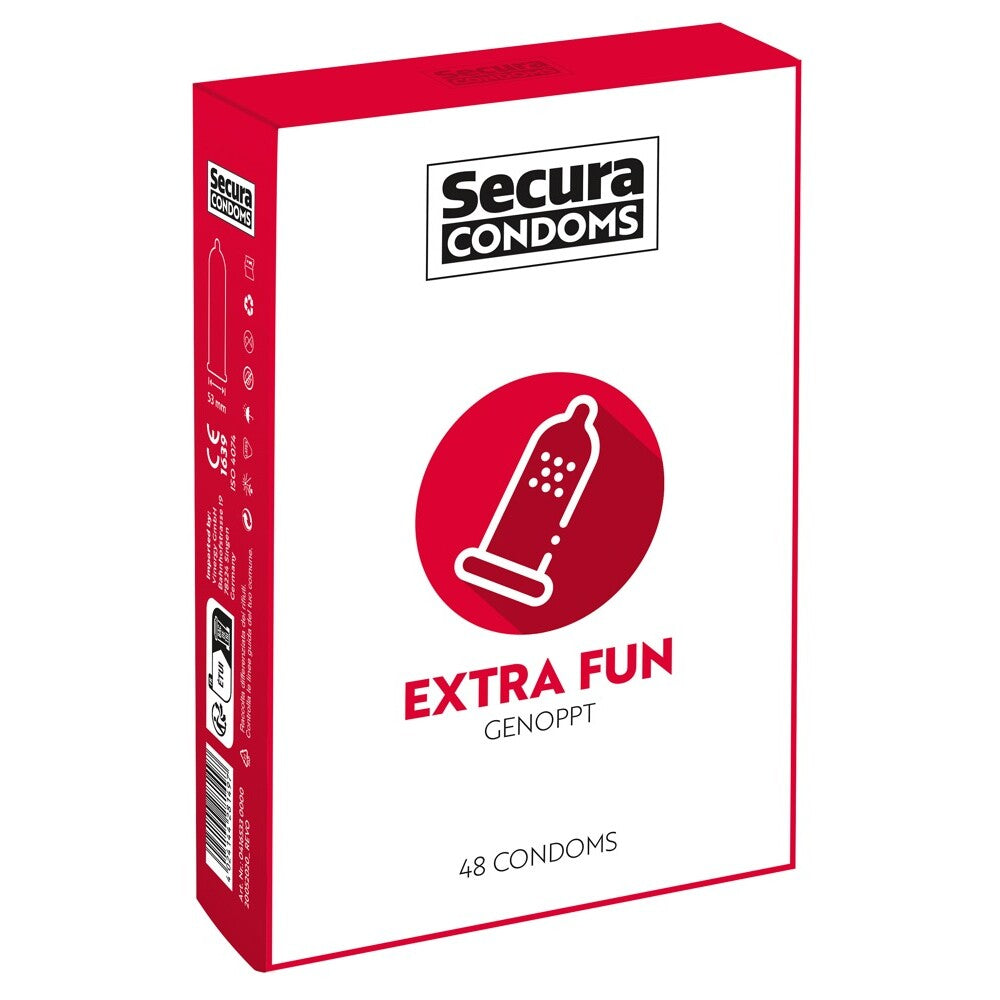Secura Condoms 48 Pack Extra Fun-Katys Boutique