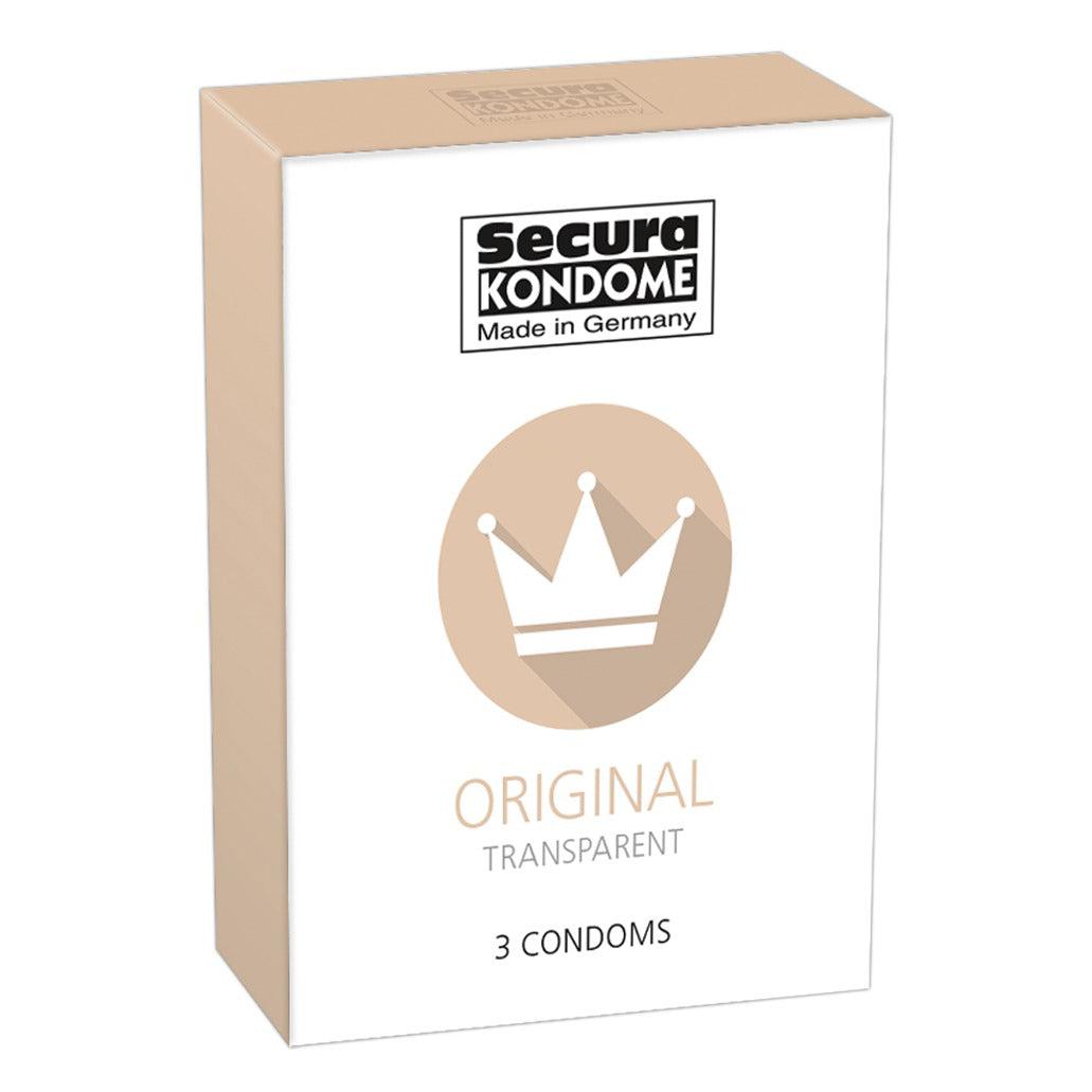 Secura Kondome Original Transparent x3 Condoms-Katys Boutique