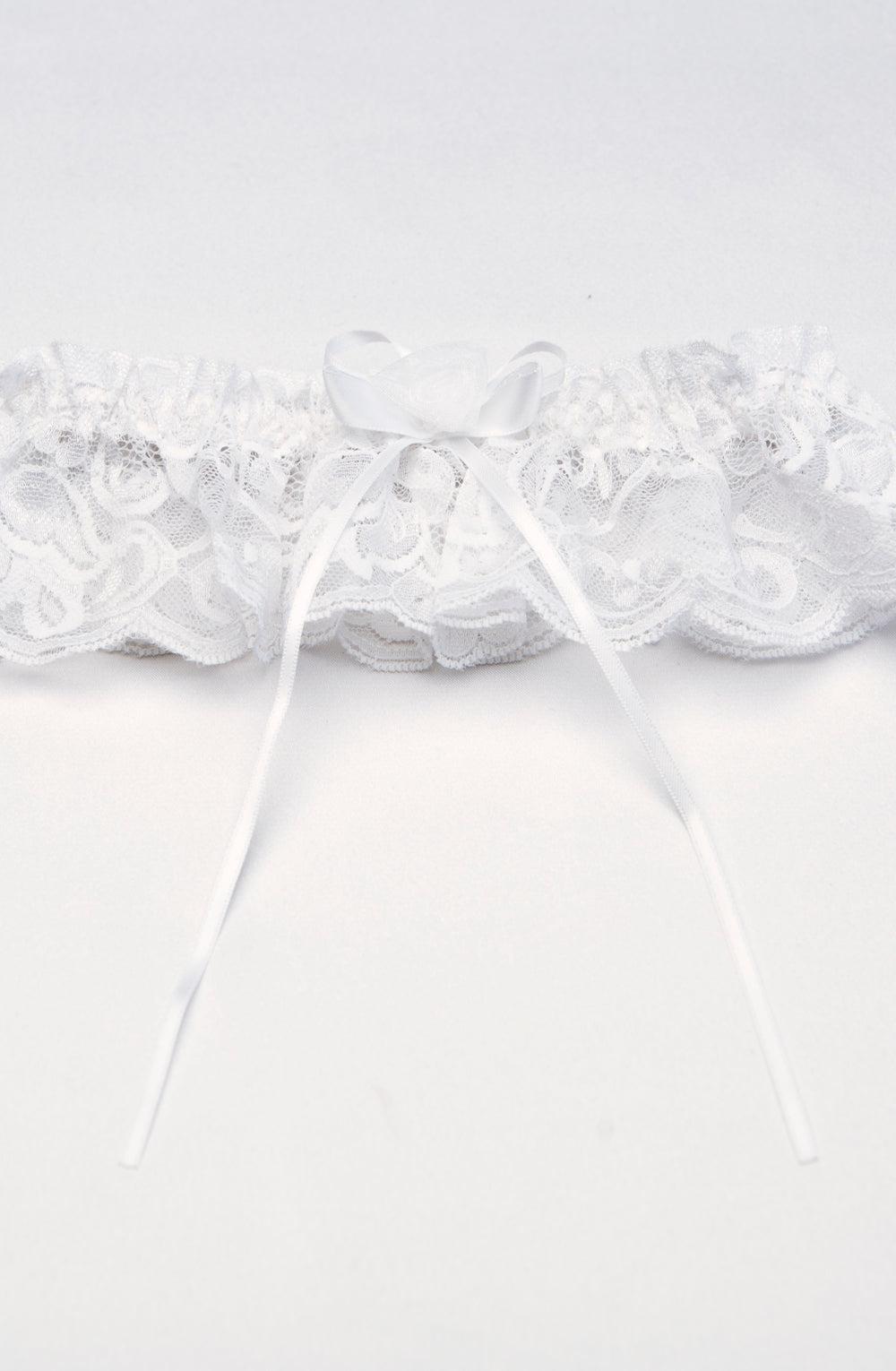 Shirley Of Hollywood 19 White Garter-Katys Boutique