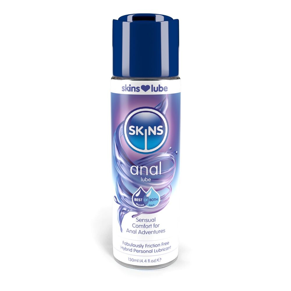 Skins Anal Hybrid Silicone And Waterbased Lubricant 130ml-Katys Boutique
