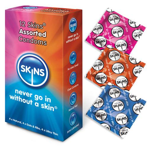 Skins Condoms Assorted 12 Pack-Katys Boutique