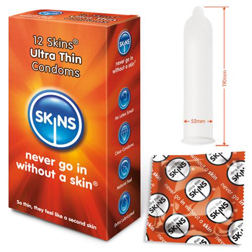 Skins Condoms Ultra Thin 12 Pack-Katys Boutique