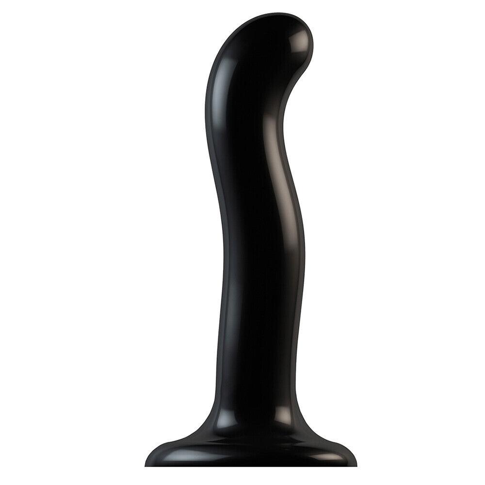 Strap On Me Prostate and G Spot Curved Dildo Large Black-Katys Boutique