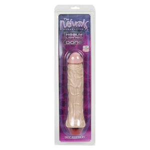 The Naturals Heavy Veined 8 Inch Vibrating Dong Thin-Katys Boutique