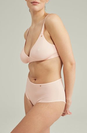 The Second Skin Stretch Easy Does It Bralette Blush Pink-Katys Boutique