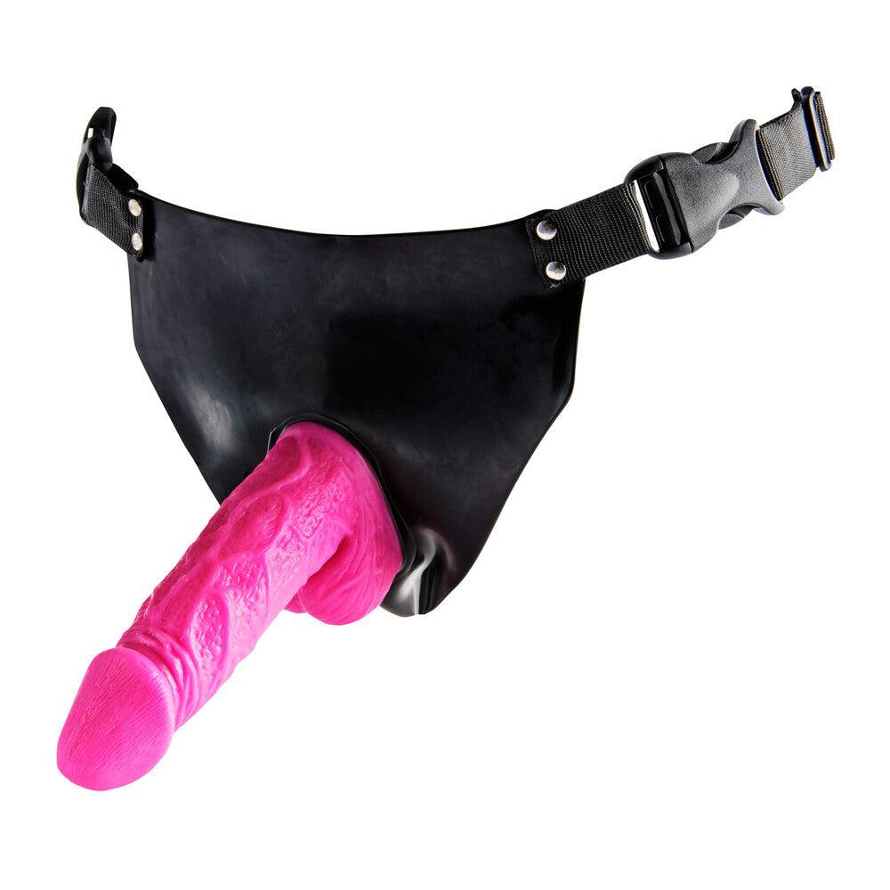 Toy Joy Pink Powergirl Strap On Vibrating Dong-Katys Boutique