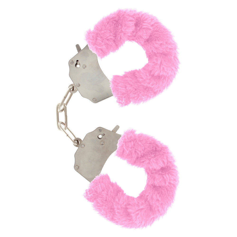 ToyJoy Furry Fun Wrist Cuffs Pink-Katys Boutique