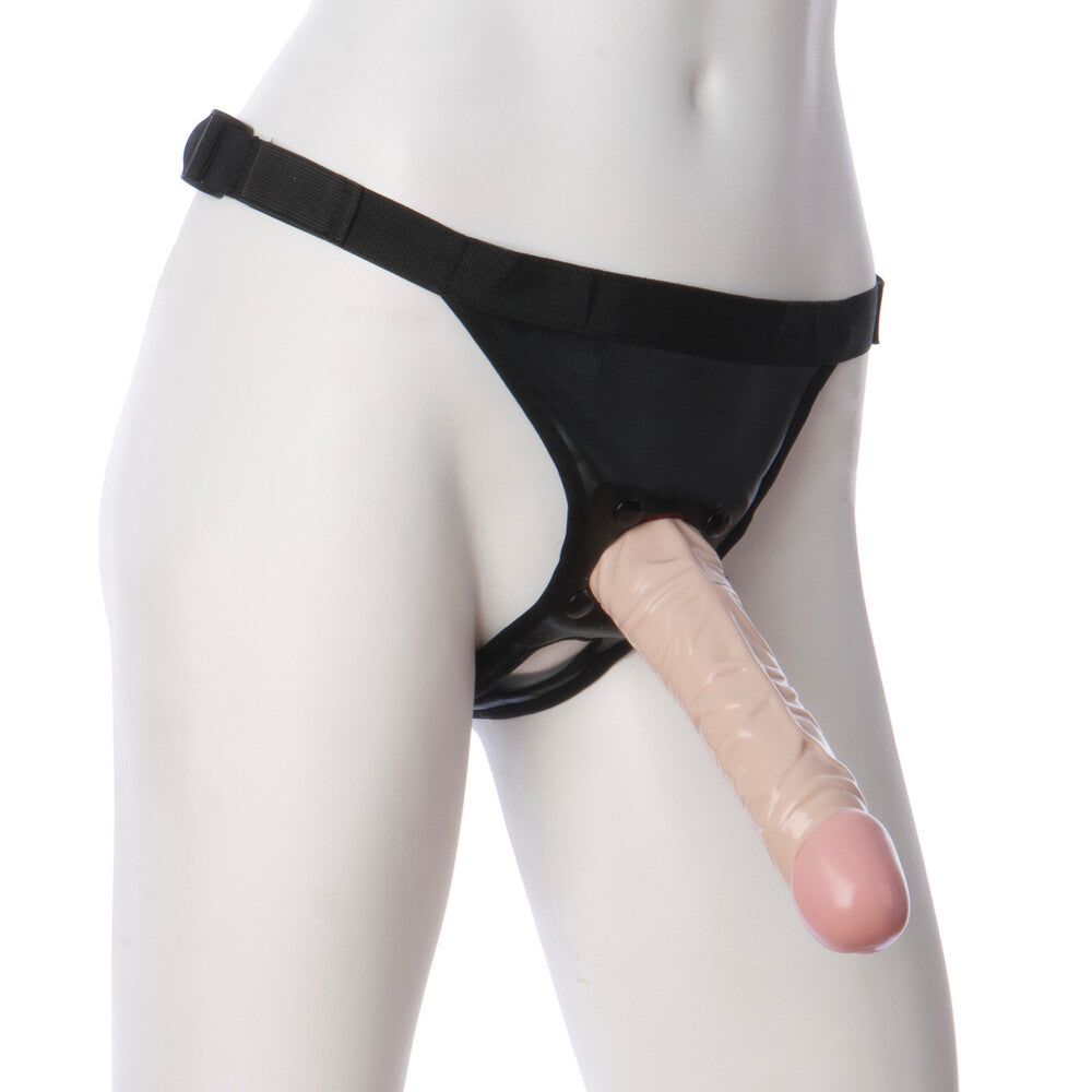 VacULock 8 Inch Classic Dong With Ultra Harness-Katys Boutique