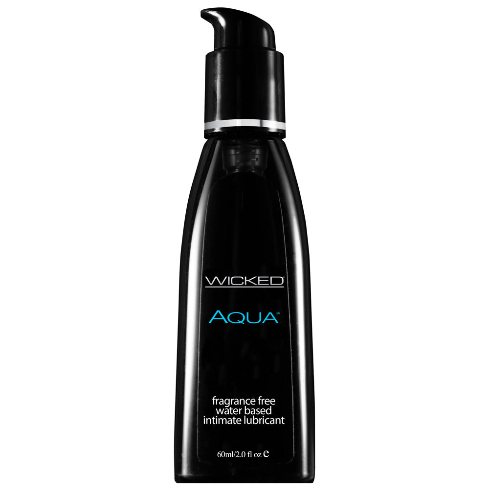Wicked Aqua Fragrance Free Waterbase Lubricant 60mls-Katys Boutique