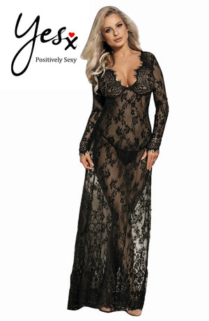 Yesx Yx826 Long Gown & Thong-Katys Boutique