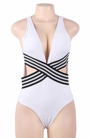 Yesx Yx962 One Piece Swimsuit White-Katys Boutique
