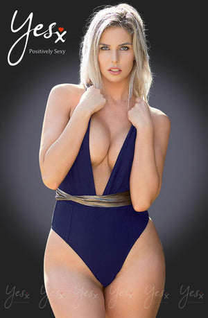 Yesx Yx966 One Piece Swimsuit Navy-Katys Boutique
