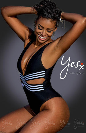 Yesx Yx980 One Piece Swimsuit Black-Katys Boutique
