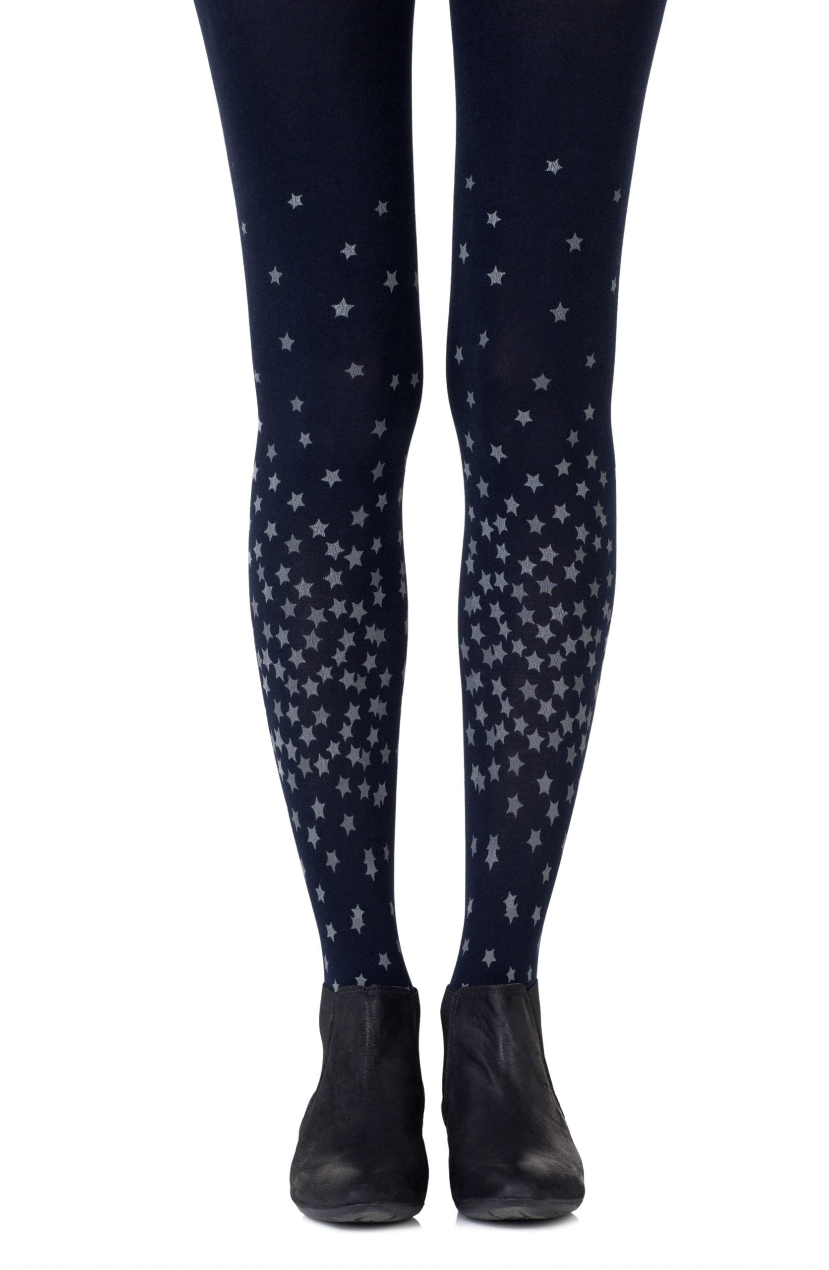 Zohara "Rise And Shine" Navy Tights-Katys Boutique